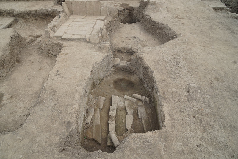 兆倫鍾官鑄錢遺址發(fā)掘現(xiàn)場(chǎng)。中國(guó)社會(huì)科學(xué)院考古研究所供圖