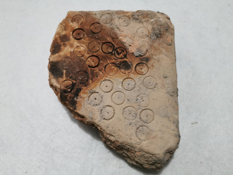 兆倫鍾官鑄錢遺址出土的錢范。中國(guó)社會(huì)科學(xué)院考古研究所供圖