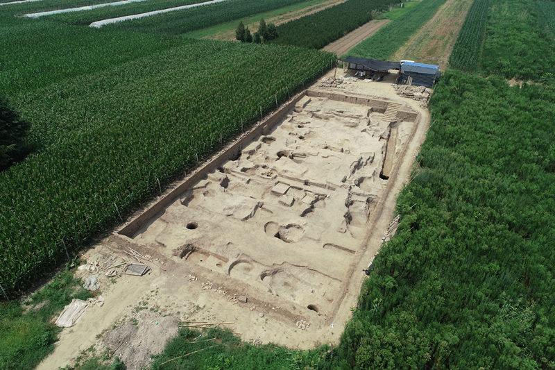 兆倫鍾官鑄錢遺址發(fā)掘現(xiàn)場。中國社會科學院考古研究所供圖