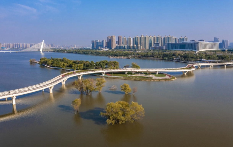 遠(yuǎn)眺浐灞。馬健攝