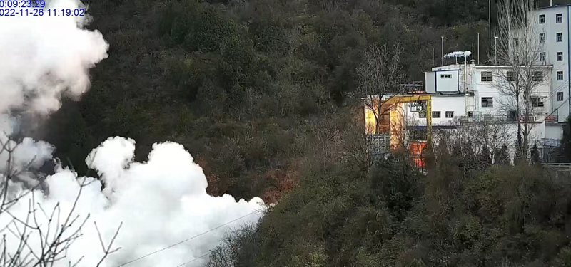 試車現(xiàn)場畫面。航天科技集團(tuán)六院供圖