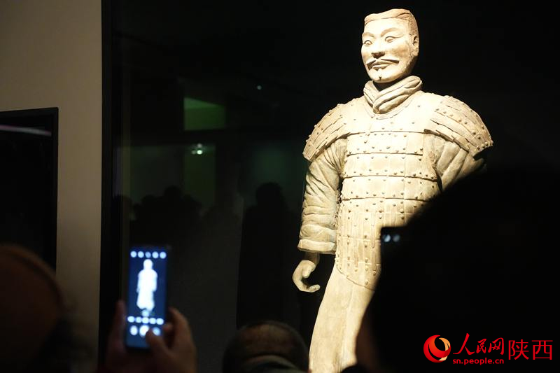 陜西歷史博物館秦漢館基本陳列對(duì)外開展。人民網(wǎng)記者 李志強(qiáng)攝