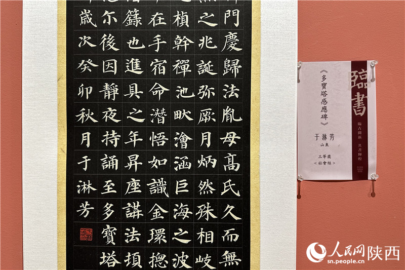 活動所展出的優(yōu)秀作品。人民網(wǎng)記者 李志強(qiáng)攝