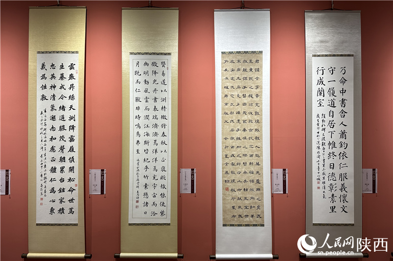 活動所展出的優(yōu)秀作品。人民網(wǎng)記者 李志強攝