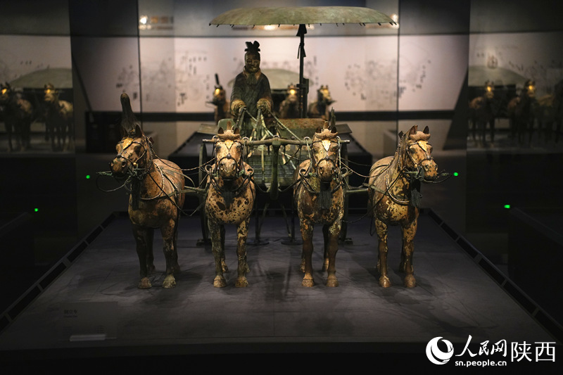 一號銅車馬。人民網(wǎng)記者 李志強(qiáng)攝