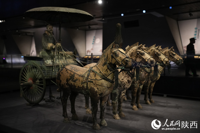一號(hào)銅車馬。人民網(wǎng)記者 李志強(qiáng)攝