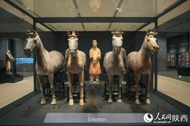 秦始皇帝陵博物院基本陳列“上新”，全面展示50年考古發(fā)掘成果。人民網(wǎng)記者 李志強(qiáng)攝