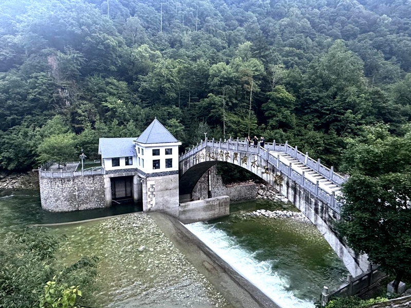 引湑濟黑調水工程是西安主城區(qū)的主要水源地之一。王鵬攝
