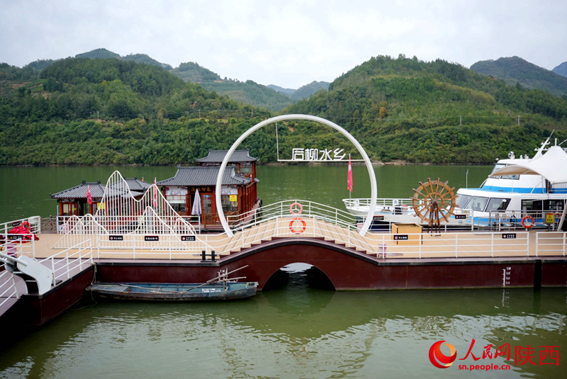 石泉縣后柳鎮(zhèn)碼頭。人民網(wǎng)記者 李志強(qiáng)攝