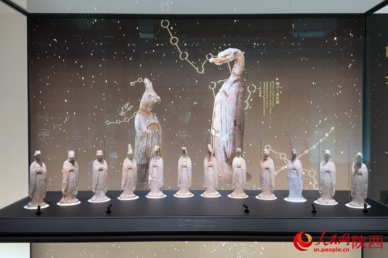 陶十二生肖俑。人民網(wǎng)記者 李志強(qiáng)攝