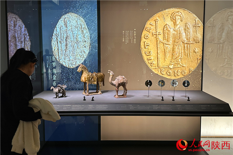 旅客正在參觀展覽。人民網(wǎng)記者 李志強(qiáng)攝