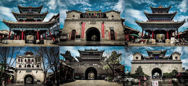 榆林古城“六樓騎街”。榆林市文旅局供圖
