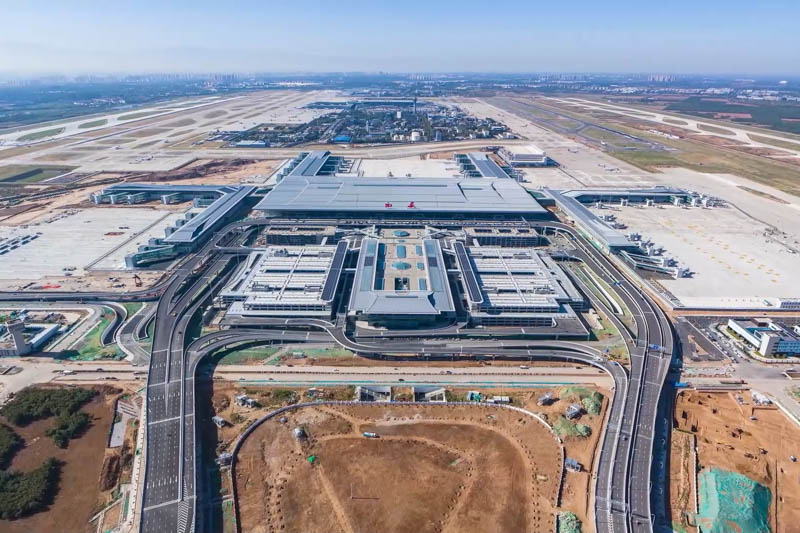 西安機場三期擴建工程現(xiàn)場（建設(shè)單位供圖）