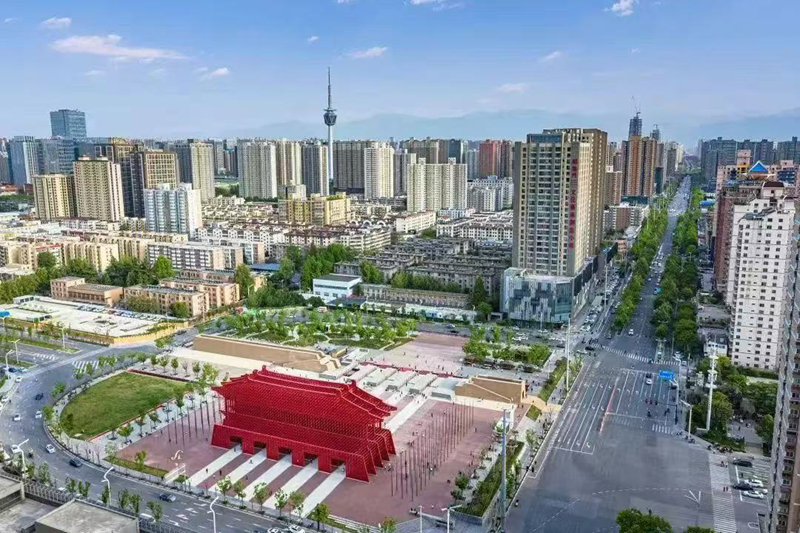明德門遺址公園。西安市文化和旅游局供圖
