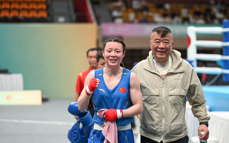 陜西選手陳姿伊獲得第十五屆全國運(yùn)動會入場券。主辦方供圖