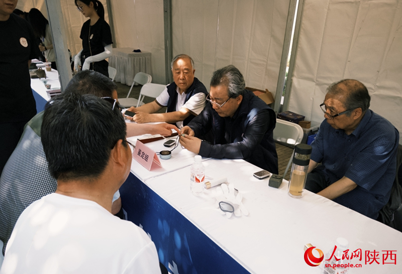 西安碑林博物館文物公益鑒賞活動現(xiàn)場。西安碑林博物館供圖