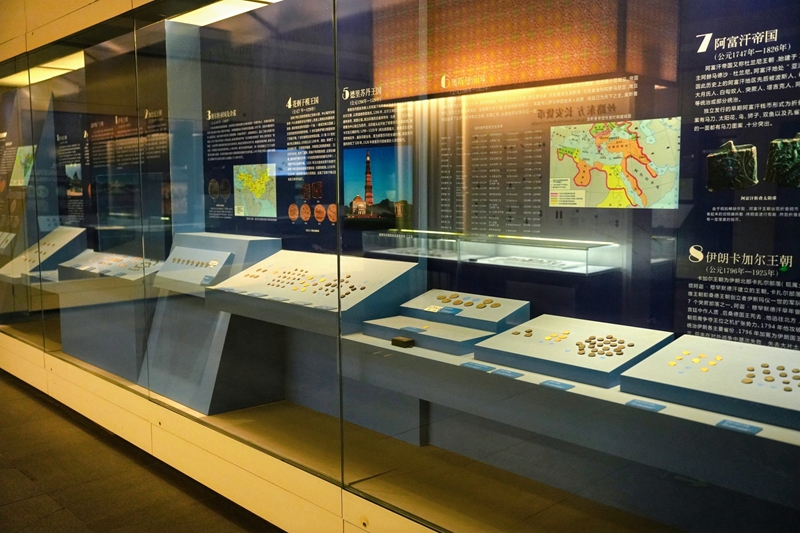 西安大唐西市博物館推出的《貨幣中的絲路故事》主題展覽。展覽方供圖