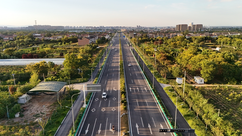 周至縣楊啞路改建工程主線貫通