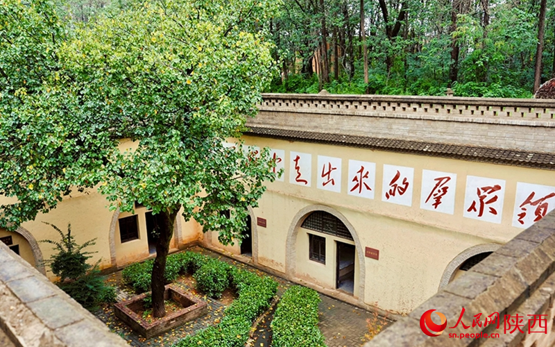 咸陽市三原縣新興鎮(zhèn)柏社村地坑院。人民網(wǎng)記者 孫挺攝