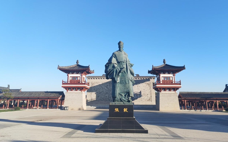 寶雞市眉縣張載廣場(chǎng)。眉縣縣委宣傳部供圖