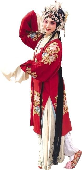秦腔演員在表演。